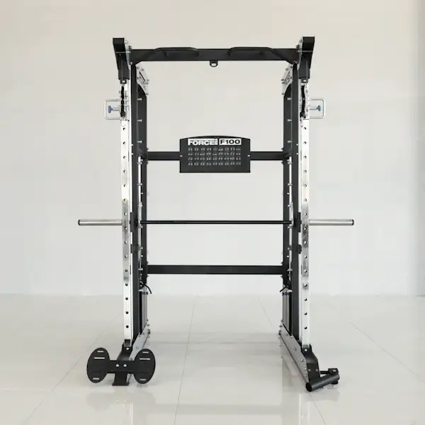 Force USA F100 Pin Loaded Multi Functional Trainer (Includes 15kg Olympic Barbell)