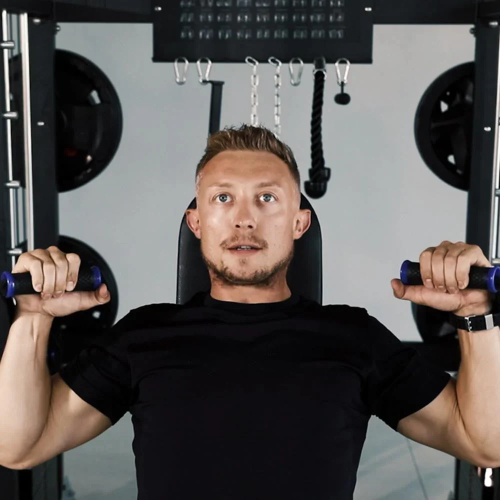 Force USA F100 Pin Loaded Multi Functional Trainer (Includes 15kg Olympic Barbell) - Image 3
