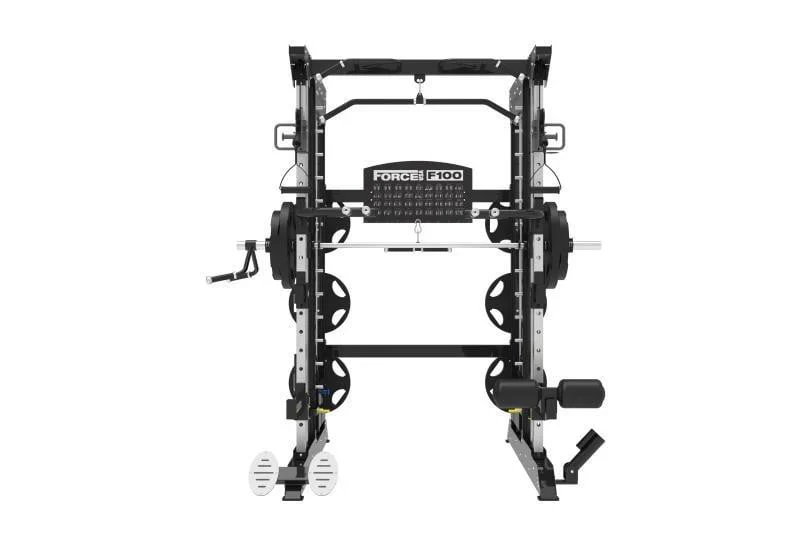 Force USA F100 Pin Loaded Multi Functional Trainer (Includes 15kg Olympic Barbell) - Image 6