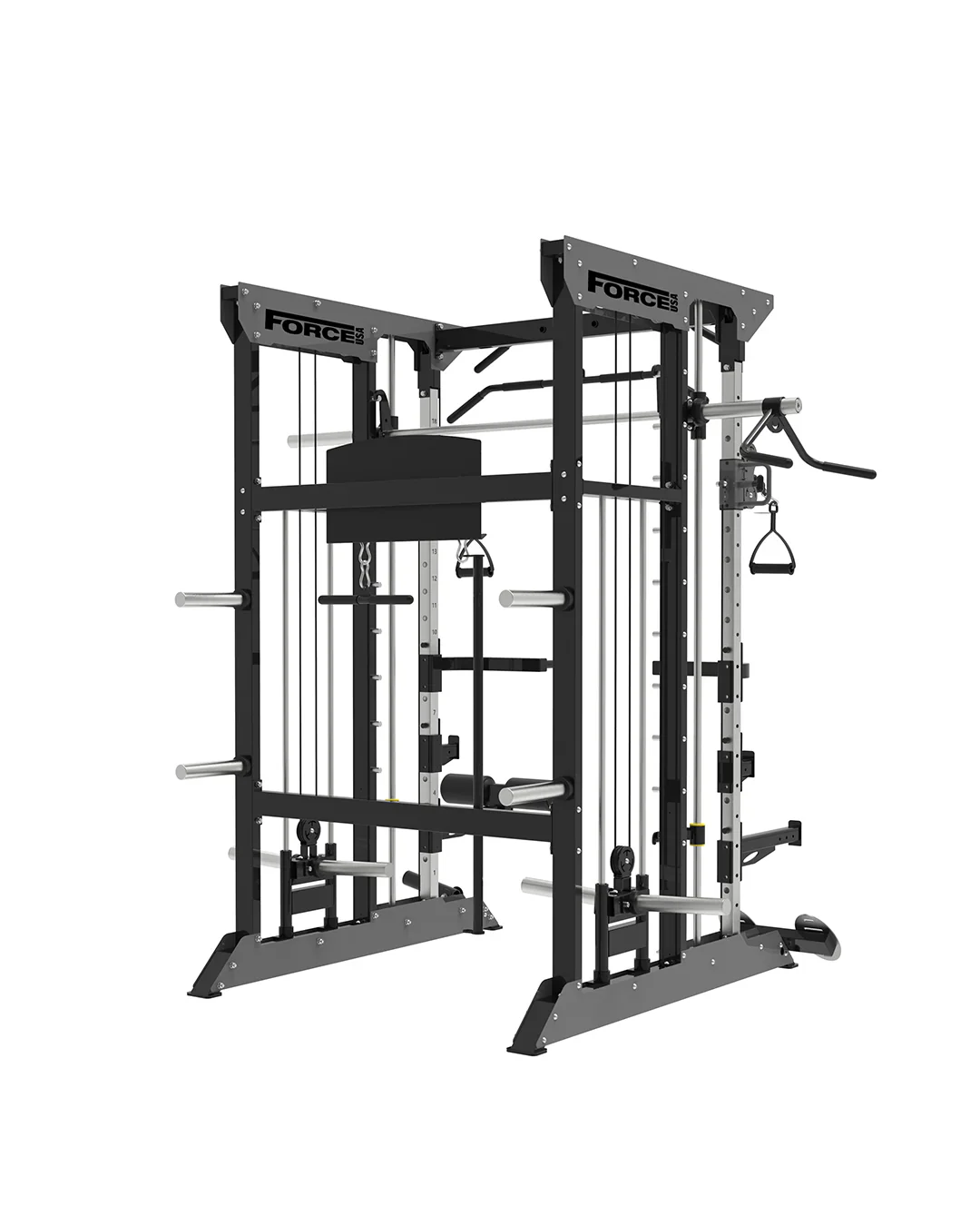 Force USA F50 Plate Loaded Multi Functional Trainer (Includes 15kg Olympic Barbell) - Image 4