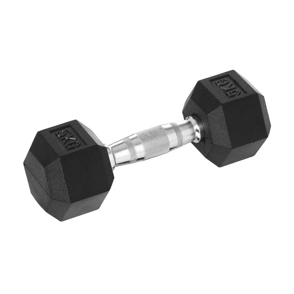 Hex Dumbbell Set with Dumbbell Rack - 2.5 to 20 KG (8 Pairs) - Image 4