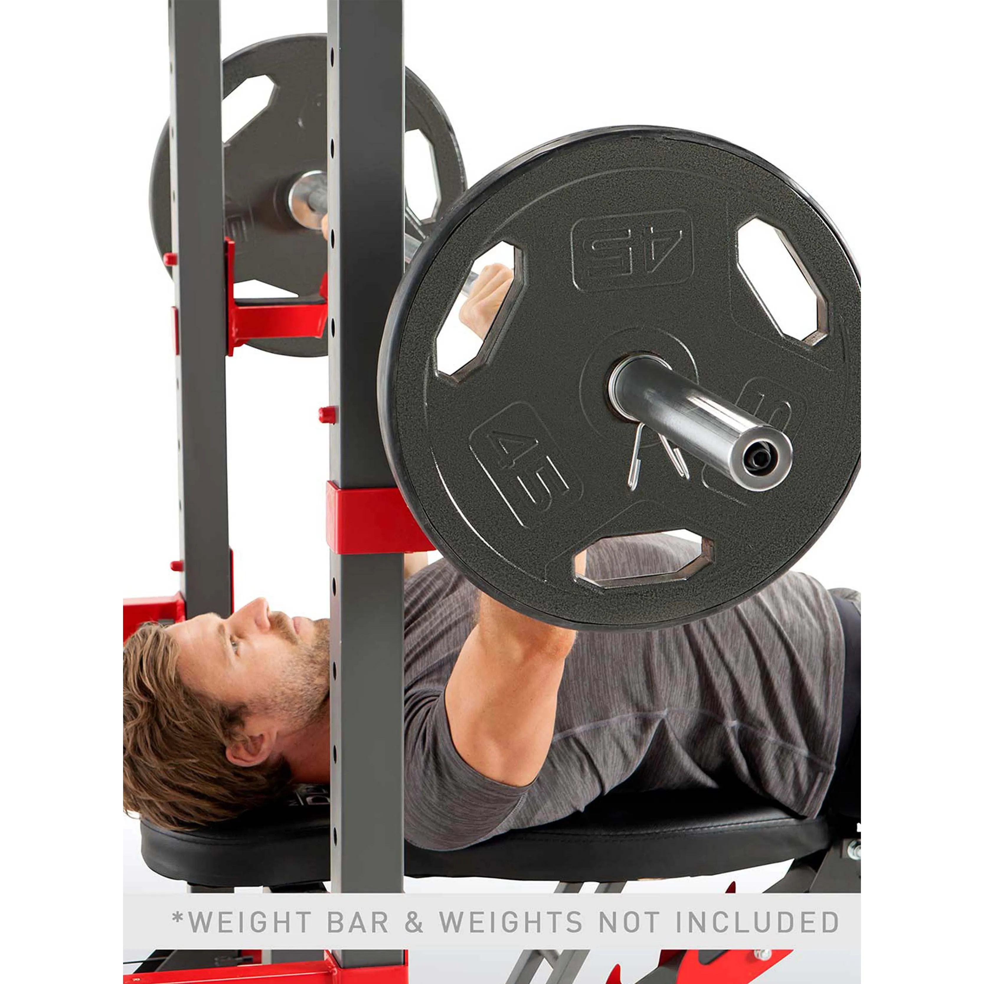 Marcy Pro Smith Machine Home Gym Training System Cage | SM 4903 - Image 6